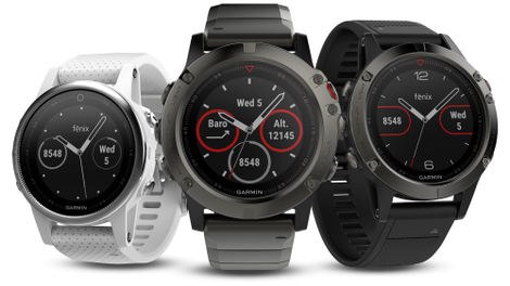 Garmin Fēnix 5S, Fēnix 5, and Fēnix 5X